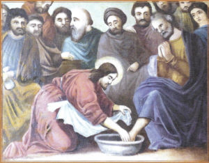 Jésus lavant les pieds